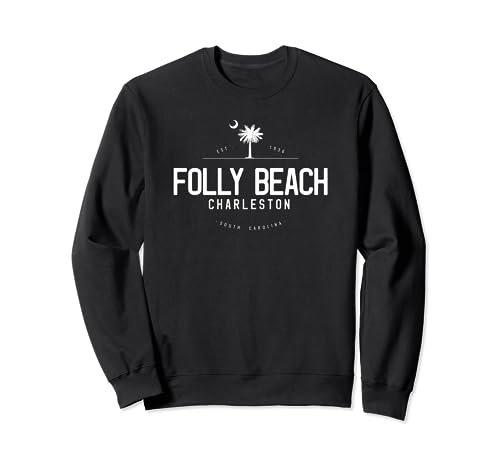 Folly Beach South Carolina Surfing Sweatshirt