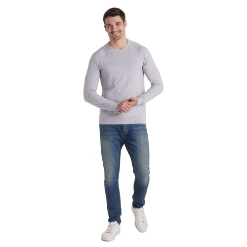 Softies Take 10 Men's Ultra-Dream Crew Neck Sweater, Soft & Breathable