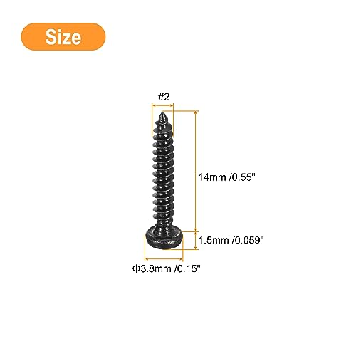 Tornillo autorroscante Phillips cabeza redonda 14 mm 100 pcs miniatura 2