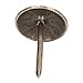 Furniture Tacks in Carbon Steel 100 Pieces Decorative Nail Pins with Bronze Color Finish Includes Measuring Ruler and Installation Armrest Tool for Wooden Crafts and Upholstery (Bronze)