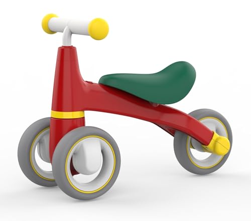 PYKES PEAK(パイクスピーク) 三輪車 子供用 キッズ 1歳半から3歳まで コンパクト 超軽量 ベビーカー バランス 乗り物 おもちゃ ハンドル プレゼント レッド