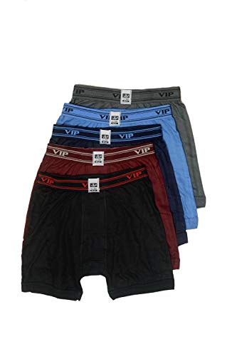 Image of VIP ULTIMAICD Color Men's 100% Cotton Interlock Fabric Trunk with Outer Elastic Waistband