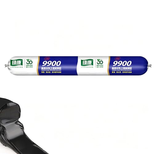 Sellador impermeable 9900 silicona resistente negro miniatura 1