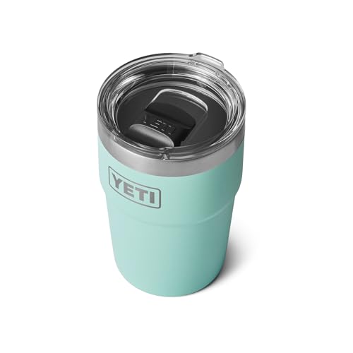 Image of YETI Rambler 16 oz Stackable Tumbler, Vacuum Insulated, Stainless Steel with MagSlider Lid | Stackable