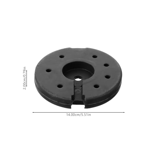 CLISPEED Weighted Block Base for Table and Floor Lamps Iron Metal Base Weight 5.5 Inch Round DIY Heavy Chassis for Stable Desk Lamp Support and Assembly - Image 5
