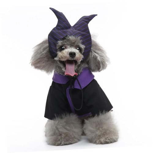 Disfraz de Bruja para Perro Homoyoyo Halloween Talla L miniatura 5