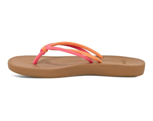 Image of Sanuk Womens Cosmic Sands | Water Resistant Flip Flops for Women | EVA Footbed With Arch Support | Women's Beach Sandals