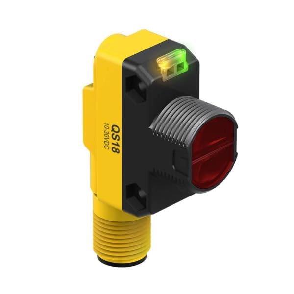 BANNER ENGINEERING QS18VP6FF100Q8 (71882), 100 MM / 4 INCH Fixed Field, 10-30 VDC Supply, ABS, Integral 4 PIN M18 QD, LED Indicators, Light/Dark Modes, PHOTOELECTRIC, PNP, Sensor