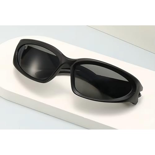 Image of Dervin UV Protected Wraparound Y2K Sunglasses for Men & Women, Full Rim Trending & Stylish Sports Shades