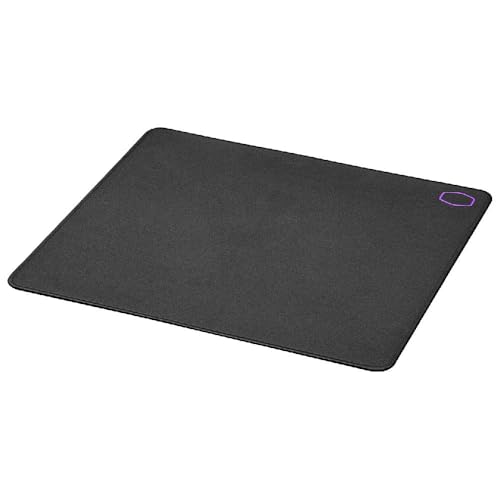 Cooler Master MP511 L Gaming Mouse Pad - Premium Mat Optimised for Accuracy with Durable CORDURA Fabric, Splash-Resistant Surface, Anti-Fray Stitching, Black - 450 x 400 x 3mm