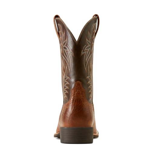 ARIAT Mens Sport Wide Square Toe Western Boot Peanut Butter/Chaga Brown 13
