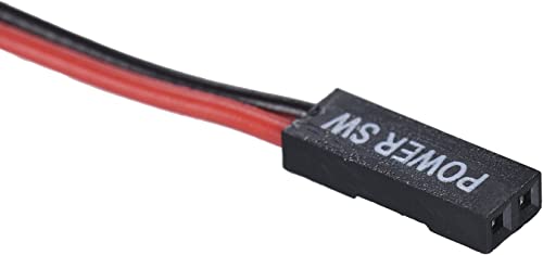 Image of Hulk 2 Pack 2 Pin SW PC Case Power Cable on /Off Push Button ATX Computer Switch Wire 45cm-Multicolor