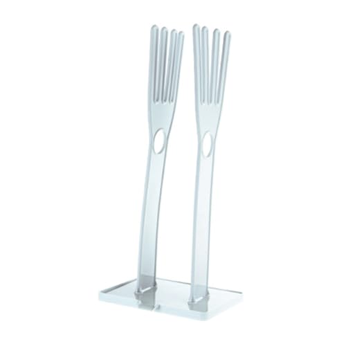 PRETYZOOM Multi-Functional Drain Rack for Kitchen Sink Rubber Gloves Holder Dish Cloth Shelf