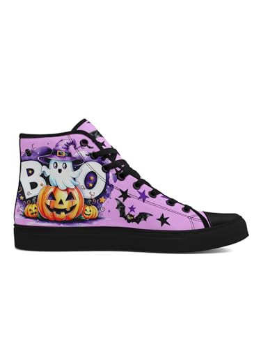Halloween Shoes High Top Sneakers for Men Women Trainers Canvas Casual Walking Tennis Shoes2