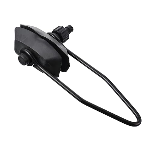 FUNOMOCYA Außenbordmotor Flusher Rechteckiger Motorspüler Dual Wasserzufuhr Motorreiniger Bootszubehör Schnellanschluss Schwarz