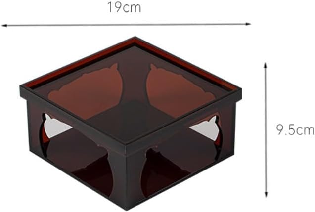 Luxury Japanese Acrylic Tea Set Display Stand，Zen Tea Ceremony Storage Rack, Tea Table Organizer for Living Room, Teaware Showcase, and Modern Home Decor