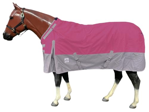 Rugged Ride 1200 Denier Waterproof Adjustable Neck Turnout Blanket