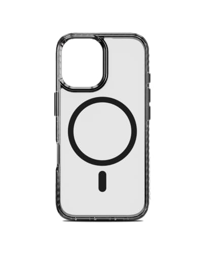 Image of DailyObjects Polycarbonate Stride 2.0 Magnetic Case Cover Compatible with iPhone 16 | Wireless Charging Slim Back Cover | 2 Layer Edge Protection & Shockproof, Grey