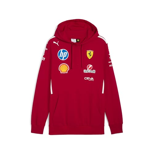 PUMA Scuderia Ferrari F1 2025 Men's Team Hoodie - Red - Size: Medium