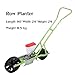 COYEUX Single Row Hand Push Garden Seeder, Farmer Manual Push A Precision Seeder, for Vegetable Planter, Corn Bean Planter, Garden Seed Spreader