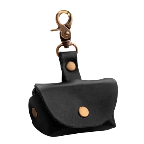 RETUOLWAG Collar portátil para perro, colgante resistente, anillos de cuero, accesorio de moda para ocasiones especiales, uso diario