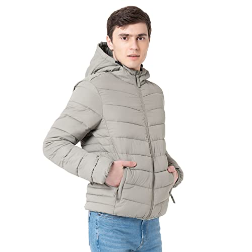 Image of Red Tape Men Polyester Standard Length Solid Padded Jacket