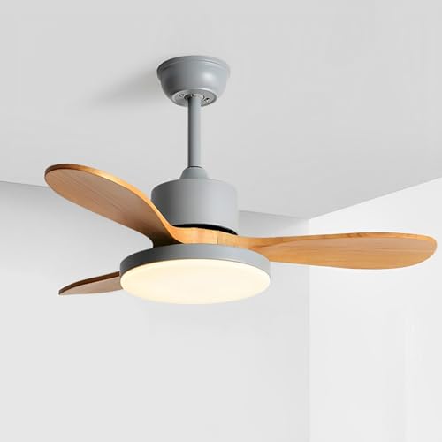 Ventilateur de plafond avec télécommande et LED 60W pour salon