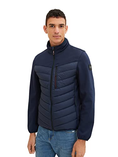 TOM TAILOR Herren 1034035 Jacke, 10668 - Sky Captain Blue, XL