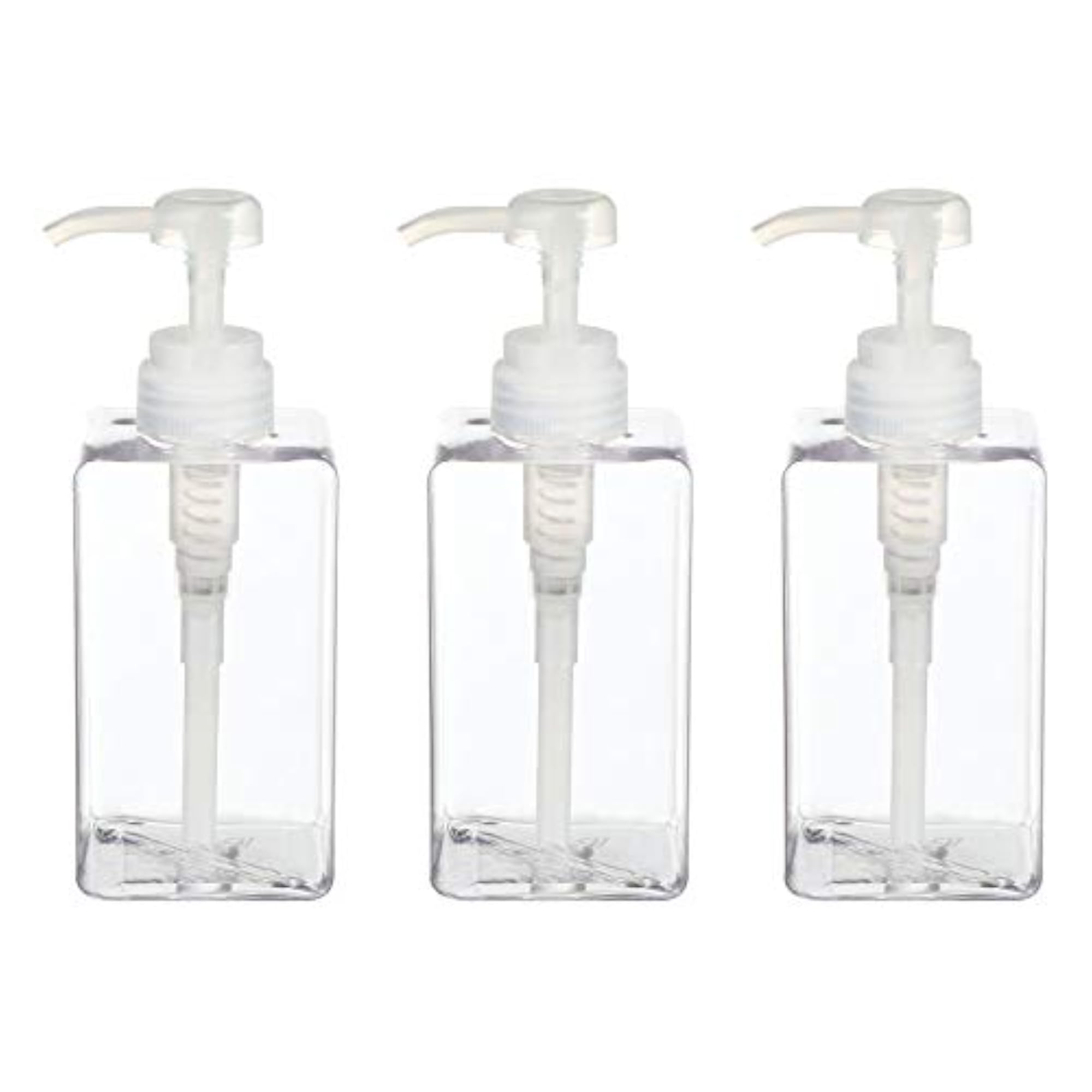 3Pcs Refillable Dispenser Empty Bottles for Travel