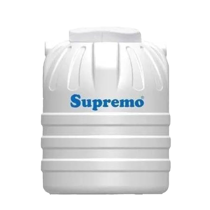 Image of Efficacy Supremo Double Layer Water Tank - 1000 Litre Capacity | Food-Grade, Antibacterial, UV & Heat Resistant, White - 1pc.