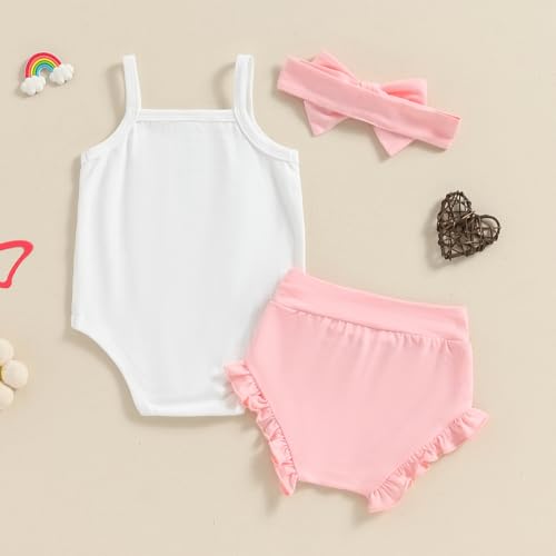 Thorn Tree Newborn Baby Girls Clothes Cotton Suit Cute Baby Kid Infant Romper Play Wear Summer Rainbow Outfits