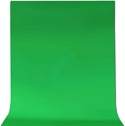 ePhotoInc 6 x 9 Feet Cotton Chromakey Green Screen Muslin Backdrop Photo Photography Background G69