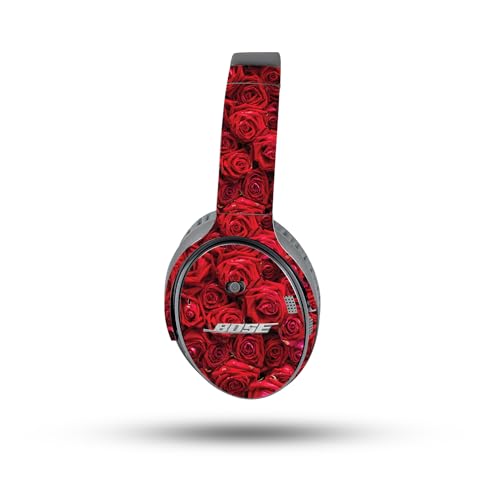 Image of MightySkins Skin Compatible with Bose QuietComfort 35 II Headphones - Too Many Roses | Protective, Durable, and Unique Vinyl Decal wrap Cover | Easy to Apply, Remove, and Change Styles