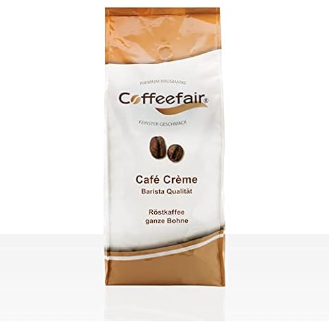 Coffeefair Cafe Creme Kaffee-Bohnen in Barista Qualität 8 x 1kg Karton Cover