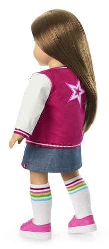 Image of American Girl, Truly Me 18-inch Doll #107 with Brown Eyes, Straight Brown Hair, Light-to-Medium Skin, for Ages 6+