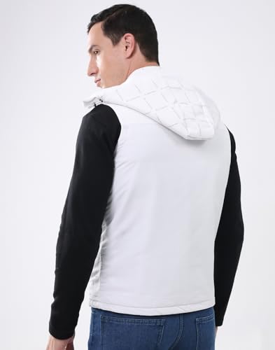 Image of Monte Carlo Men's Regular Fit Reversible Jacket | Detachable Hood | Sleeveless Style | Solid Design | able Winter Jacket for Men | Stylish Reversible Hooded Jacket For Men's (Pack Of 1)