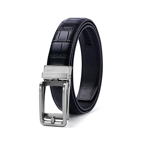 Idea regalo - L'elegante cintura è confezionata in un'elegante confezione regalo, così bella che puoi regalarla alla tua famiglia o a un amico, e hai la possibilità di comprarla un po' più grande, l'utente può semplicemente indossarla più corta.