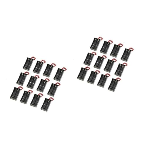 2 Set Per Batterie Aa Custodia Leggera Per Connettore Per Uso Portatile E Duraturo 12 Pezzix2