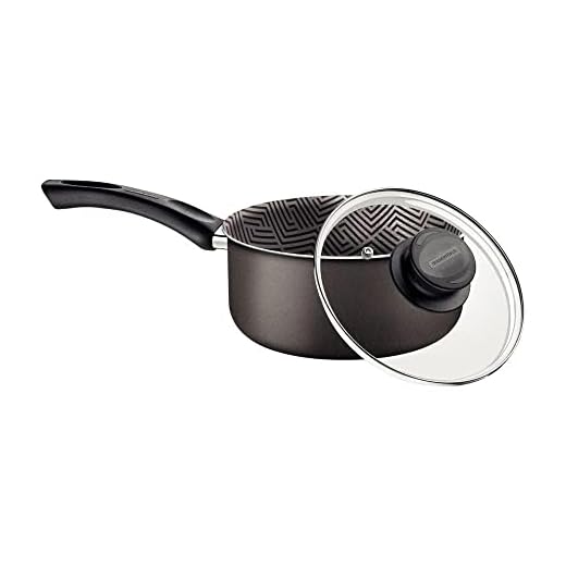 Panela Tramontina Paris em Alumínio com Revestimento Interno e Externo em Antiaderente Starflon Max Chumbo com Tampa de Vidro 20 cm 2,9 L