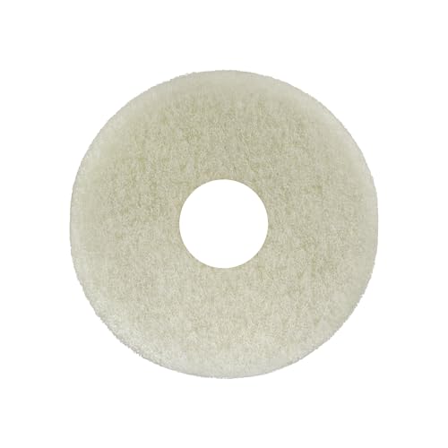 Image of Polish Orbiter Pad 437.051 for Oreck 550MC Orbiter Floor Machine，12 inch Diameter,White