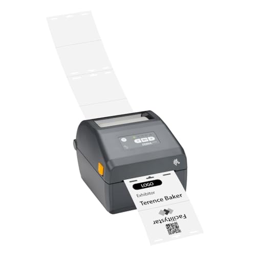 Placa de identificación con cordón de cebra para eventos, 101,6x76,2 mm, pack de 250 unidades 2