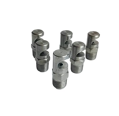 Sourcing Map Flachstrahldüse 1/8BSPT - Edelstahl 304 Sprühdüse 65 Grad Für Hochdruckreiniger