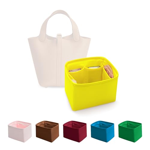 KINGS IN BAG Satin Purse Organizer for Picotin 18, Lime