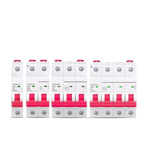 Disyuntor MCB 1P C20A para carril DIN en instalaciones eléctricas de 230V