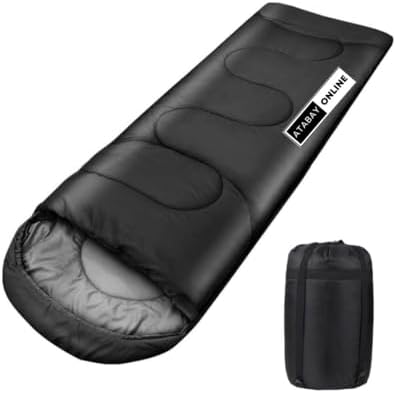 atabayonline Su Geçirmez Kamp Gezi Uyku Tulumu Mumya Uyku Tulumu Ultra Hafif, 3-4 Mevsim Sıcak, Su Geçirmez, İç Mekan, Kamp, Yürüyüş, Dağcılık, Seyahat, Sırt Çantası, Festivaller, Outdoor - Görsel 1