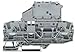 WAGO 2006-1631/1000-836 TERMINAL BLOCK, FUSE, 2POS, 20-8AWG, 1/4" x 1-1/4"