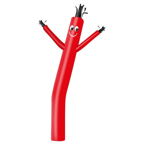 Image of MOUNTO 10ft Inflatable Dancers Tube Man Attachment - 10 Feet 12inch Tall Wacky Waving Inflatable Dancing Tube Guy, High Durability Rip-Stop Nylon (Blower Not Included) (Red)