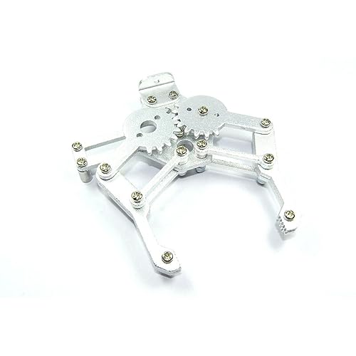 Robotic Claw Heavy Metal Robot Arm Clamp Arm Gripper for MG995 SG5010, Aluminum Accessory