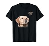 Chemise photo scolaire Labrador Retreiver 80's jaune doré