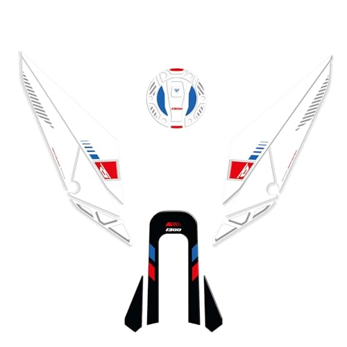 Kit autocollant moto 3D résinés contre éraflures réservoir BMW R 1300 RS 2025-2026 Performance